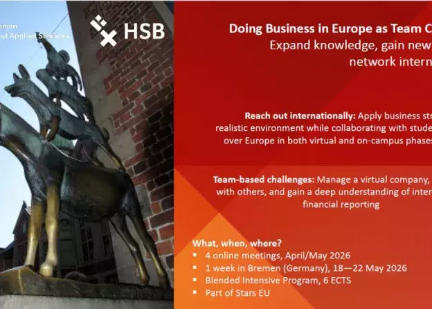 Rekrutacja studentów do udziału w BIP Doing Business in Europe w Bremie