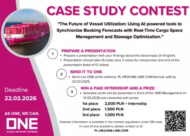 II edycja Case Study Contest organizowana przez Ocean Network Express we współpracy z Wydziałem…
