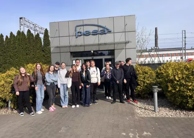Wizyta studyjna studentów kierunku Ekonomia speecjalność Logistyka w PESA S.A. w Bydgoszczy